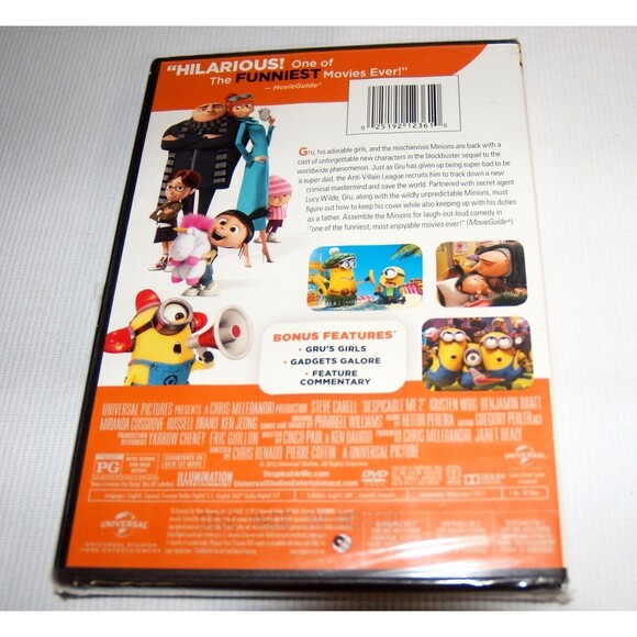 Despicable Me 2 (DVD, 2013, Widescreen) NEW In Shrink wrap Steve Carell - Picture 2 of 2
